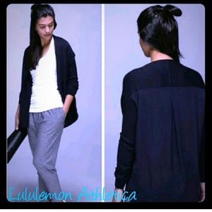 Lululemon navy cardigan